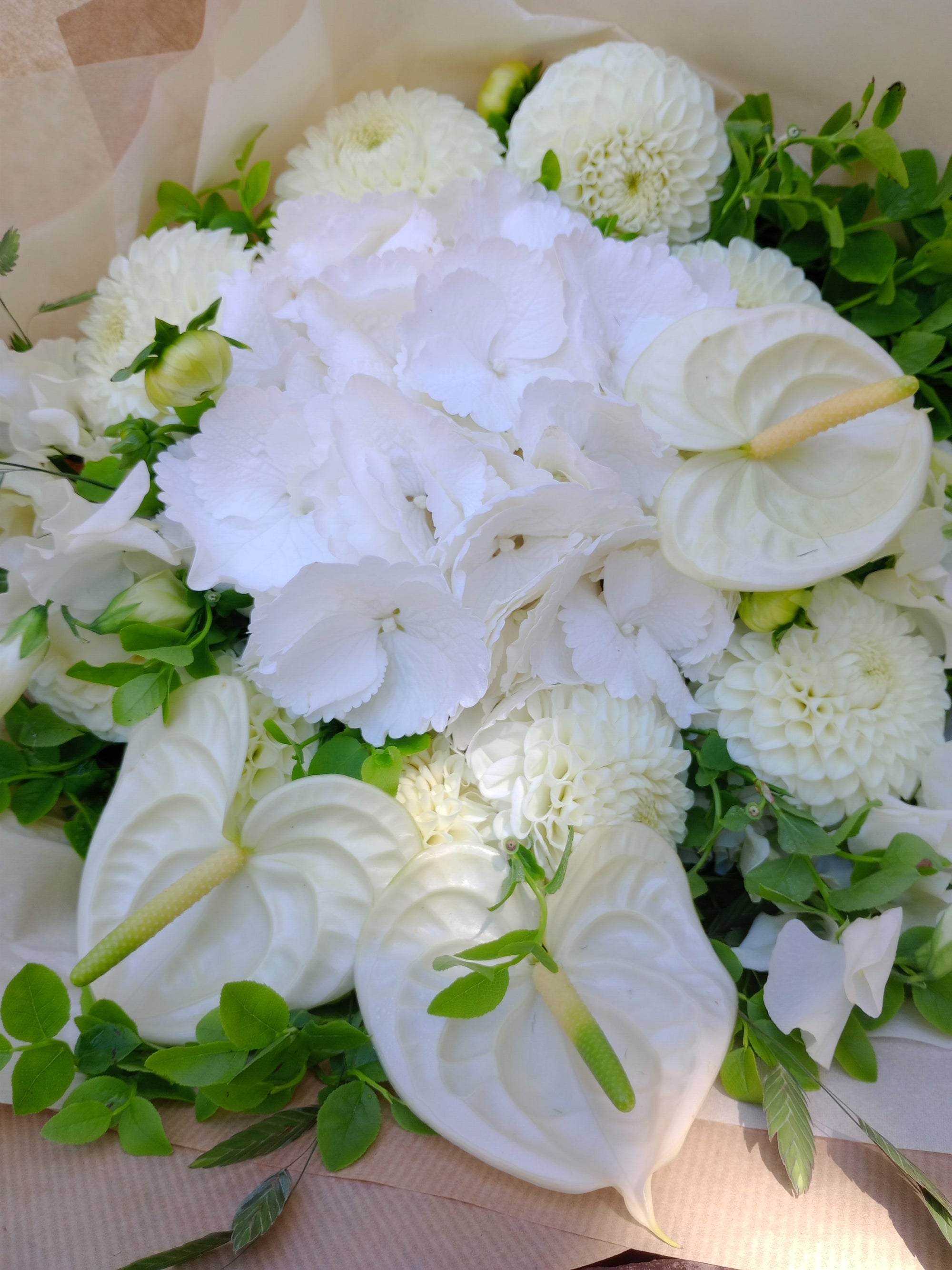Moderne blomsterarrangementer